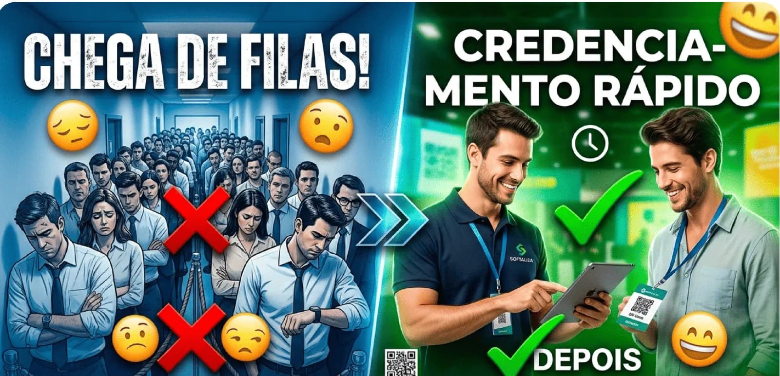 Softaliza - Sistema de Credenciamento para Eventos