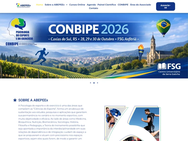 Site ABEPEEX — abepeex.com.br