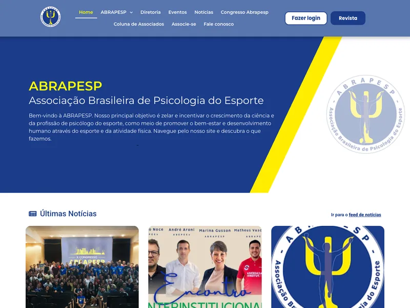 Site ABRAPESP — abrapesp.org.br
