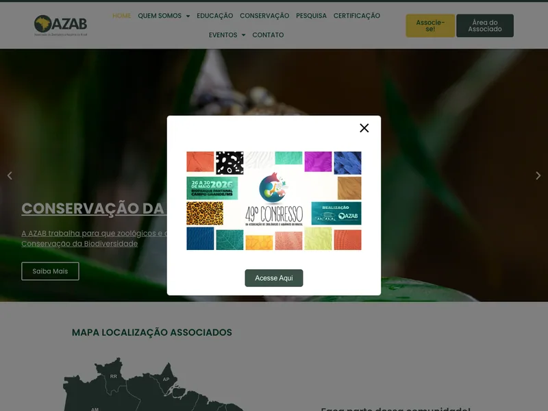 Site AZAB — azab.org.br